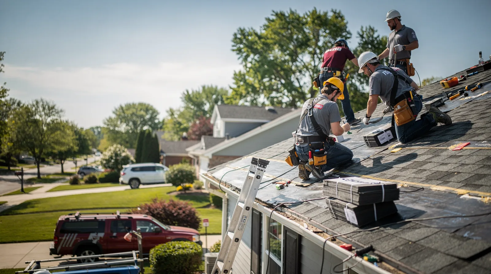 Roof Repair in Muncie, IL around you